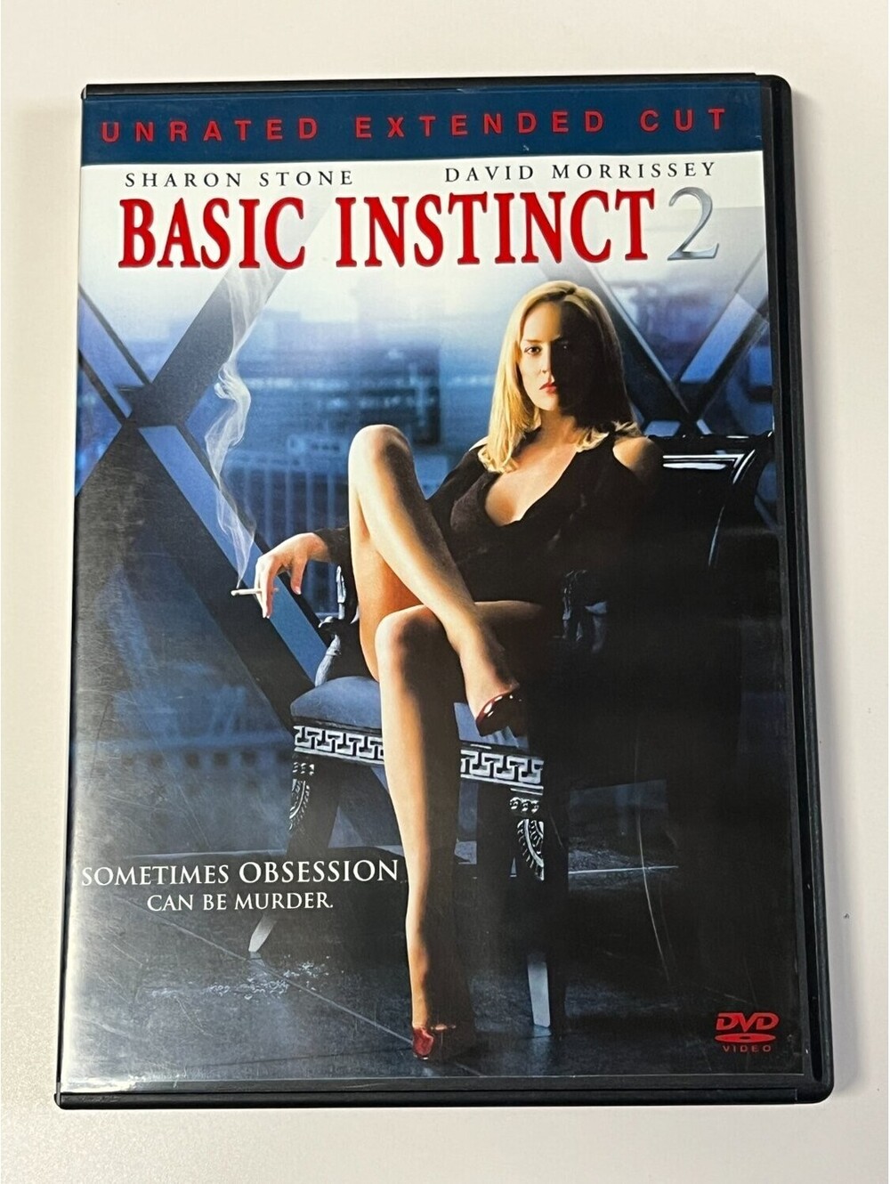 Basic Instinct 2 DVD Unrated Extended Cut Sharon Stone 2006 Mystery